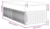 vidaXL Postel Boxspring s matrací Light Grey 100x200 cm Náhled obrázku produktu 8