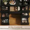 Duża toaletka JUMMICO z regulowanym oświetleniem LED, Podgląd zdjęcia produktu 3