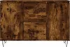 vidaXL Credenza in rovere fumé 101,5x35x70 cm Materiale a Anteprima dell’immagine prodotto 5