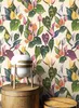 NEWROOM Tapete Folis Grün Creme Vliestapete - Floral Blumen Produktbild-Vorschau 4