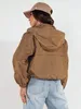 Dstreet Übergangsjacke für Frauen Graus braun M Produktbild-Vorschau 3