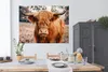 MuchoWow® Poster Kuh - Schottischer Hochländer - Hörner - Produktbild-Vorschau 3