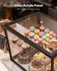 SucceBuy Vetrina per dolci a 2 piani in acrilico Anteprima dell’immagine prodotto 3