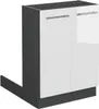 Kuchyňský ostrov Vicco Fame-Line Bílá vysoký lesk 60 cm bez Náhled obrázku produktu 1