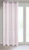 EUROFIRANY | Vorhang - Gardine -140 x 250 cm - hellrosa mit Produktbild-Vorschau 3