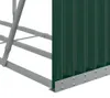 vidaXL Houtopslag, groen, 180x45x100 cm, verzinkt staal Productafbeelding-voorbeeld 2