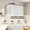 Sprchová zábrana Nástenná sprchová zábrana skladacia so Náhľad obrázku produktu 4