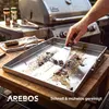 Arebos Edelstahl Grillplatte 40x30 cm massiv 4 mm für Gas- Produktbild-Vorschau 8