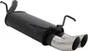 Scarico sportivo Novus per Opel Corsa C 2x76mm Silenziatore Anteprima dell’immagine prodotto 1