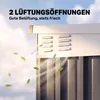 Outsunny Metall Gerätehaus 2,7m² 128x231x181cm Produktbild-Vorschau 9