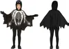 Spinnen Halloween Kostüm Poncho Mit Kapuze Gruseliges Produktbild-Vorschau 5