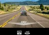 A car driving on a highway with a wide-angle view, indicating the dashcam's field of vision. Náhľad obrázku produktu