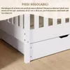 Crazy Pine Letto a Casetta Bianco con Cassetto 100x200 cm – Anteprima dell’immagine prodotto 6