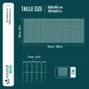 VOUNOT® PVC Sichtschutzmatte Schilfmatte Sichtschutzzaun Produktbild-Vorschau 3