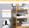 kleankin Meuble salle de bain en bambou, armoire salle de Voir les images du produit 7