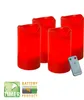 Best Season 4er LED-Wachskerzenset mit Fernbedienung, rot, Produktbild-Vorschau 3