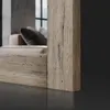 190x90 Rechteckig Rustikal Wandspiegel mit Rahmen Produktbild-Vorschau 2