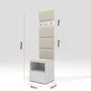 Garderoben-Set Nela IV, Polstergarderobe mit Schuhschrank, Produktbild-Vorschau 8