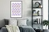MuchoWow® MuchoWow® Gerahmtes Poster Blumen - Lila - Rosen Produktbild-Vorschau 2