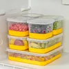 Hermia Concept, 4A2B1C - Yellow, Kühlschrank-Organizer-Set Produktbild-Vorschau 1