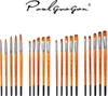 set de 28 pinceaux aquarelle, poils nylon, manche bouleau, Voir les images du produit 6