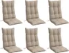 vidaXL Hochlehner-Auflagen 6 Stk. Taupe Oxford-Gewebe Produktbild-Vorschau 3