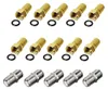 10x F-Stecker 5x F-Verbinder Set 7,5 mm mit Gummidichtring Produktbild-Vorschau 1