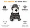 Türstoppper Hund Kariert 1Kg 25 cm Produktbild-Vorschau 3