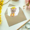 Mr. & Mrs. Panda Grußkarte Bauingenieurin Herz - Weiß - Produktbild-Vorschau 3