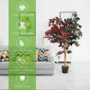 COSTWAY Kunstpflanze 120cm, Kunstbaum Indoor & Outdoor, Produktbild-Vorschau 3