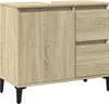 vidaXL Koupelnová skříňka Sonoma Oak 65x33x60 cm Dřevěný Náhled obrázku produktu 1