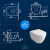 Alpenberger Spülrandloses WC mit Bidet Funktion | Dusch WC Produktbild-Vorschau 2