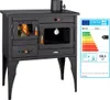 Stufa a legna Prity 1P34L – 10,1 kW, con forno e piastra Anteprima dell’immagine prodotto 1