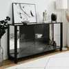 finori Albi 51A Sideboard, schwarz / Spiegel Maß: B x H x T Produktbild-Vorschau 2