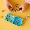 Hands assembling a small Lego set with a portable case. Anteprima dell’immagine prodotto