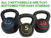 Set di kettlebell Zimilo da 5, 10 e 15 libbre, set di pesi Anteprima dell’immagine prodotto 2