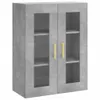 vidaXL Highboard gris béton 69,5x34x180 cm Bois composite Voir les images du produit 5