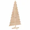 vidaXL Weihnachtsbaum Holz zum Schmücken 180 cm Massivholz Produktbild-Vorschau 5