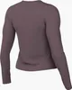 Nike W Nk One Df Fttd Ls Top Barely Grape/Bright Crimson-Bl Podgląd zdjęcia produktu 4