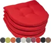 sunnypillow 4er Set Stuhlkissen 40x40 cm Polsterauflage 5cm Produktbild-Vorschau 1