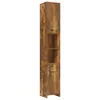 vidaXL Kúpeľňová skrinka Smoked Oak 30x30x183,5 cm Materiál Náhľad obrázku produktu 2