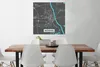MuchoWow® Poster Stadtplan - Worms - Blau - Deutschland - Produktbild-Vorschau 2