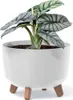 Blumentopf Gracia, Weiss, Kunststoff, Ø 200 mm, 174 mm Produktbild-Vorschau 3