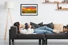 Bild 60x40 MDF-Rahmen Wandkunst Mohn Natur Pflanze Sonne Produktbild-Vorschau 3