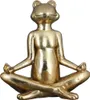 Dekofigur Frosch Yoga 34 cm - Casablanca 89291 - goldfarben Produktbild-Vorschau 6