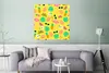 MuchoWow® Poster Sommer - Flamingo - Gelb 75x75 cm - Wand Produktbild-Vorschau 5
