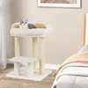COSTWAY 61 cm tiragraffi piccolo, albero per gatti con Anteprima dell’immagine prodotto 1
