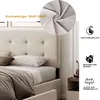 STILVORA Doppelbett 140x200 Polsterbett mit Lattenrost und Produktbild-Vorschau 5