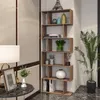 YUMEBLY Bücherregal mit 6 Ebenen | Standregal 70x191x24 cm Produktbild-Vorschau 5