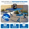 CASARIA® Camping Klapptisch Set mit 4 Stühlen Campingtisch Produktbild-Vorschau 7